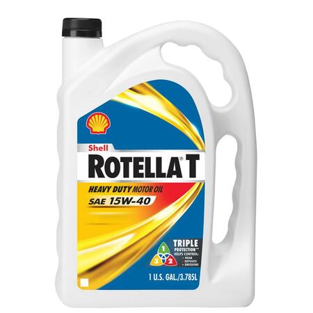 SOPUS PRODUCTS 1 gal Shell Rotella T SAE 15W-40 Motor Oil 8232381